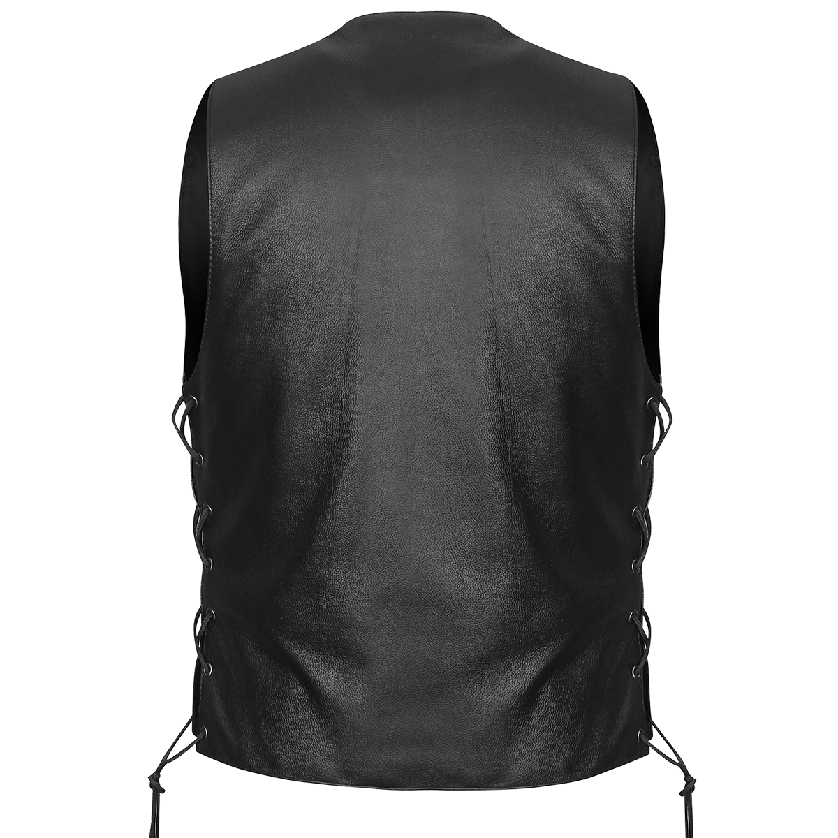 VL907 Vance Leather Premium Cowhide Vest with Buffalo Nickel Snaps and Gun Pocket