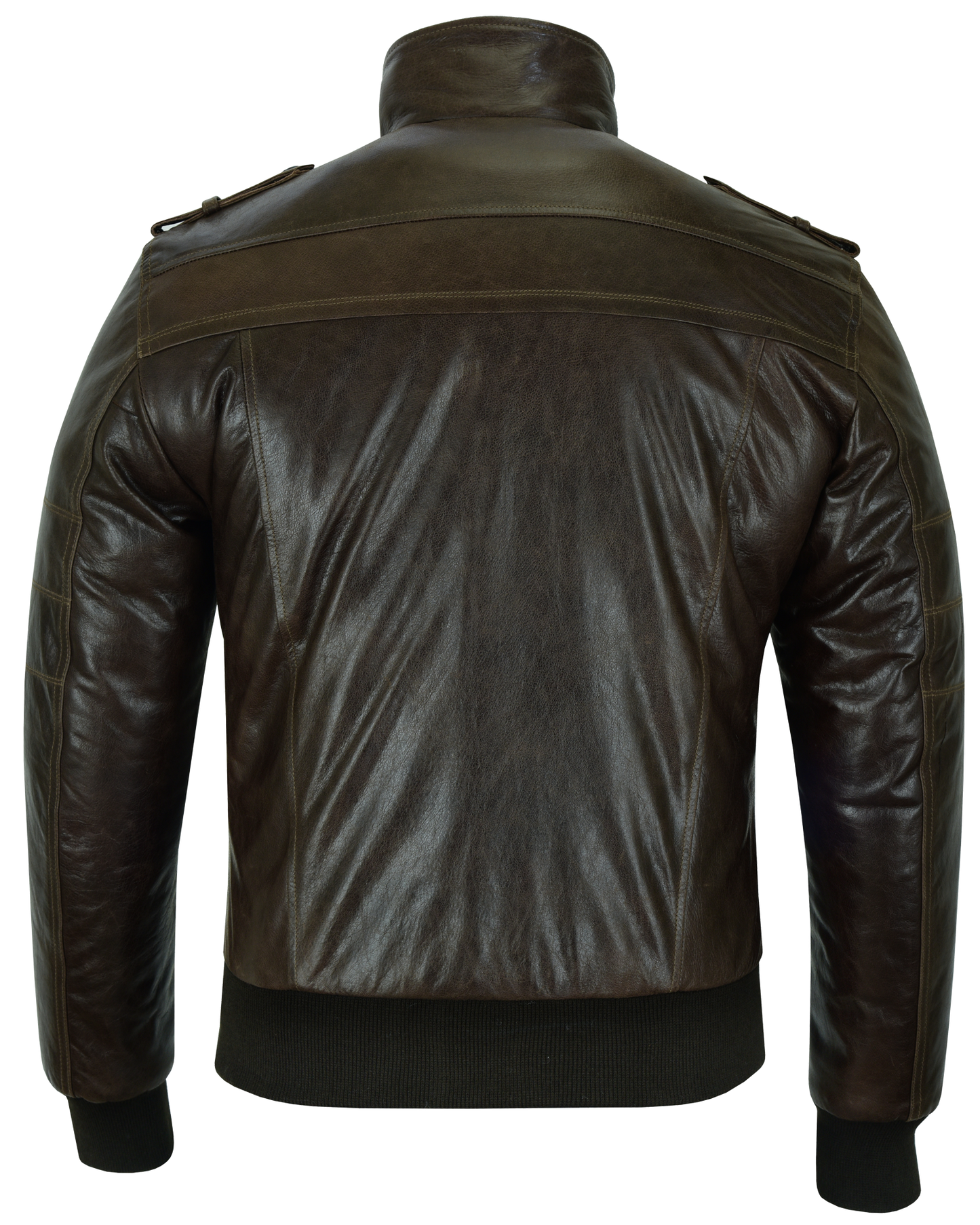 VL551CBr Vance Leathers' Mens Vincent Brown Waxed Premium Cowhide Motorcycle Leather Jacket With Removeable Hoodie