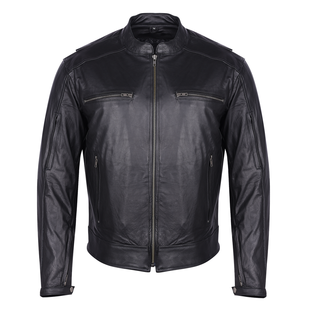 *Closeout* HMM543 High Mileage Premium Men's Black Leather Jacket