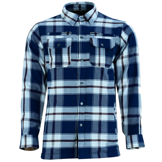 HMM1504BlW Vance Leathers USA’s Riding Shirts with Waterproof Zippers & Optional C.E. Armor