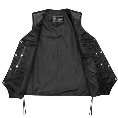 VL907 Vance Leather Premium Cowhide Vest with Buffalo Nickel Snaps and Gun Pocket
