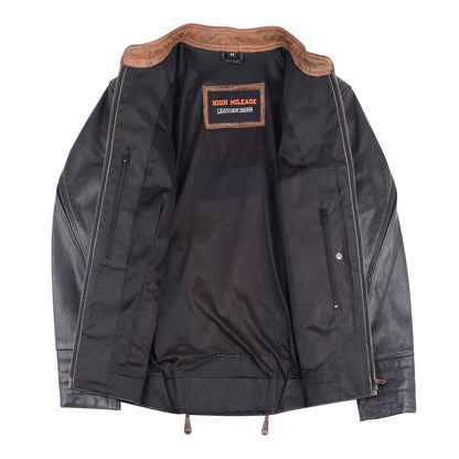 HML639 Ladies High Mileage Black and Brown Jacket