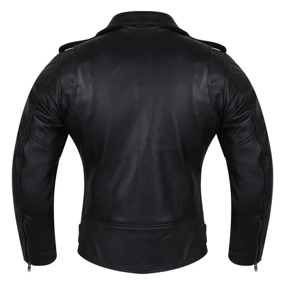 VL616 Vance Leather Ladies Premium Lightweight Goatskin Classic Motorcycle Leather Jacket MCJ